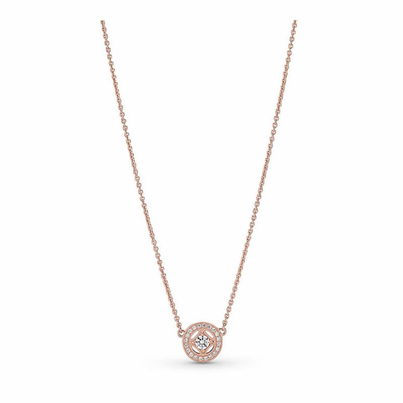 Pandora Rose™ Vintage Allure Necklace - Pandora Rose/Cubic Zirconia - Canada | BG9793GB